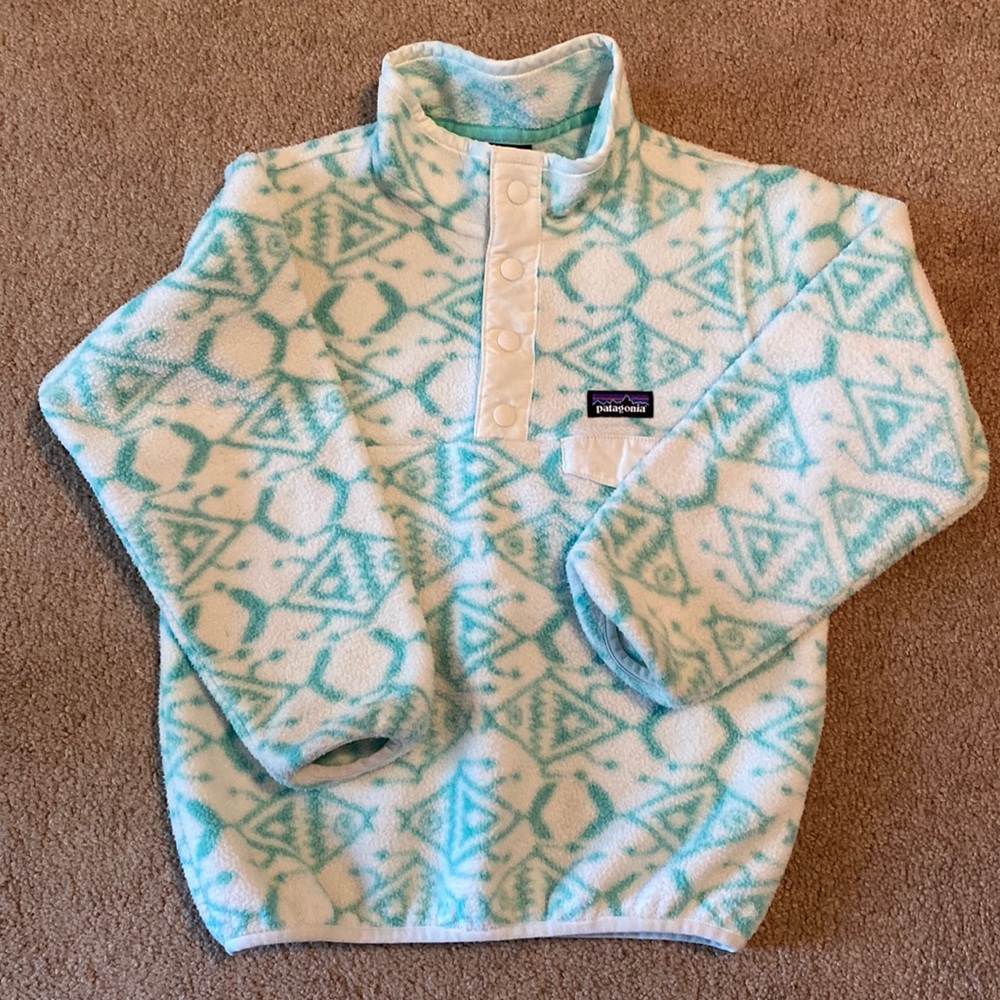 Girls XS Patagonia Synchilla Snap-T